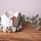 White birthday crown, 1st birthday crown, 2nd, 3rd, birthday crown, Cake smash crown, party hat, first birthday girl,