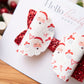 Christmas hair bows, girls hair bows, hair clips, baby headbands, Santa hair bow, christmas hair bows, hair bows for girls