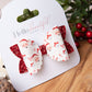 Christmas hair bows, girls hair bows, hair clips, baby headbands, Santa hair bow, christmas hair bows, hair bows for girls