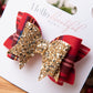Christmas hair bows, girls hair bows, hair clips, baby headbands, tartan hair bow, christmas hair bows, hair clip, hair bows for girls