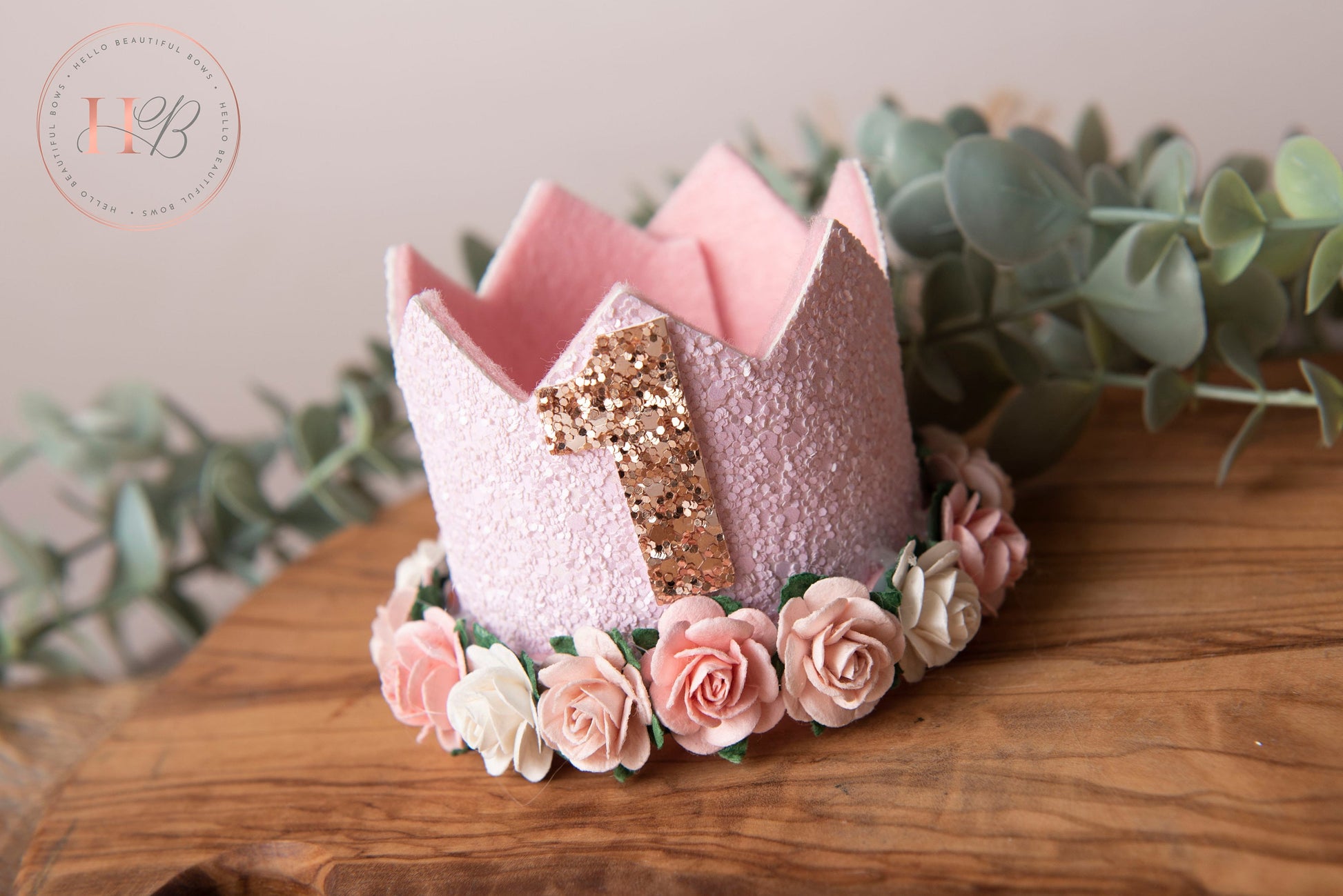 Pink birthday crown, Birthday set, birthday wand, birthday badge, 1st birthday crown, 2nd birthday crown, Cake smash crown,