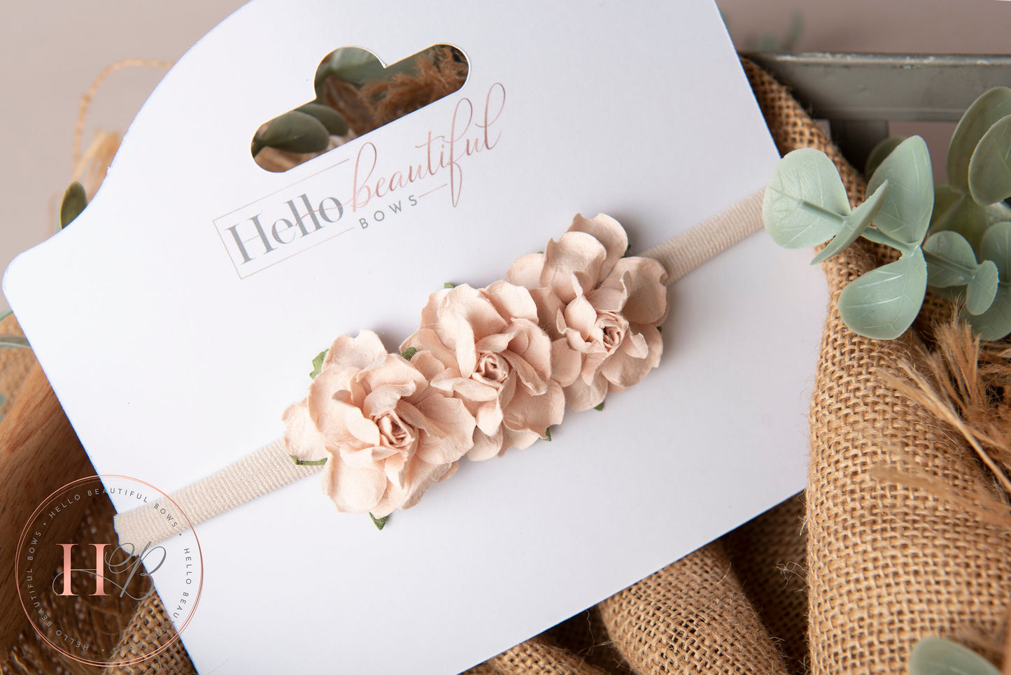 baby flower Headband, newborn headband, baby girl headband, baby shower gift, newborn gift, newborn prop, cake smash prop, baby headband