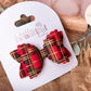 Girls Christmas hair bows, girls hair bows, hair clips, baby headbands, tartan hair bows, christmas hair bows, hair clip,