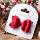 Christmas hair bows, girls hair bows, hair clips, baby headbands, girls christmas gift, hair bows, hair clip, red velvet bow