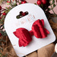 Christmas hair bows, girls hair bows, hair clips, baby headbands, girls christmas gift, hair bows, hair clip, red velvet bow