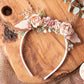 Girls christmas headband reindeer antler Christmas headband, holiday reindeer crown, girls Christmas present