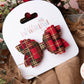Christmas hair bows, girls hair bows, hair clips, baby headbands, tartan hair bow, christmas hair bows, hair clip, hair bows for girls