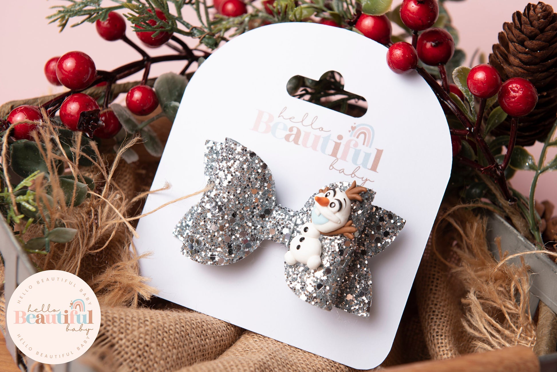 Girls Christmas hair bows, girls hair bows, hair clips, baby headbands,, christmas hair bows, hair clip, hair bows for girls