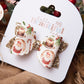 Girls Christmas hair bows, girls hair bows, hair clips, baby headbands,, christmas hair bows, hair clip, hair bows for girls